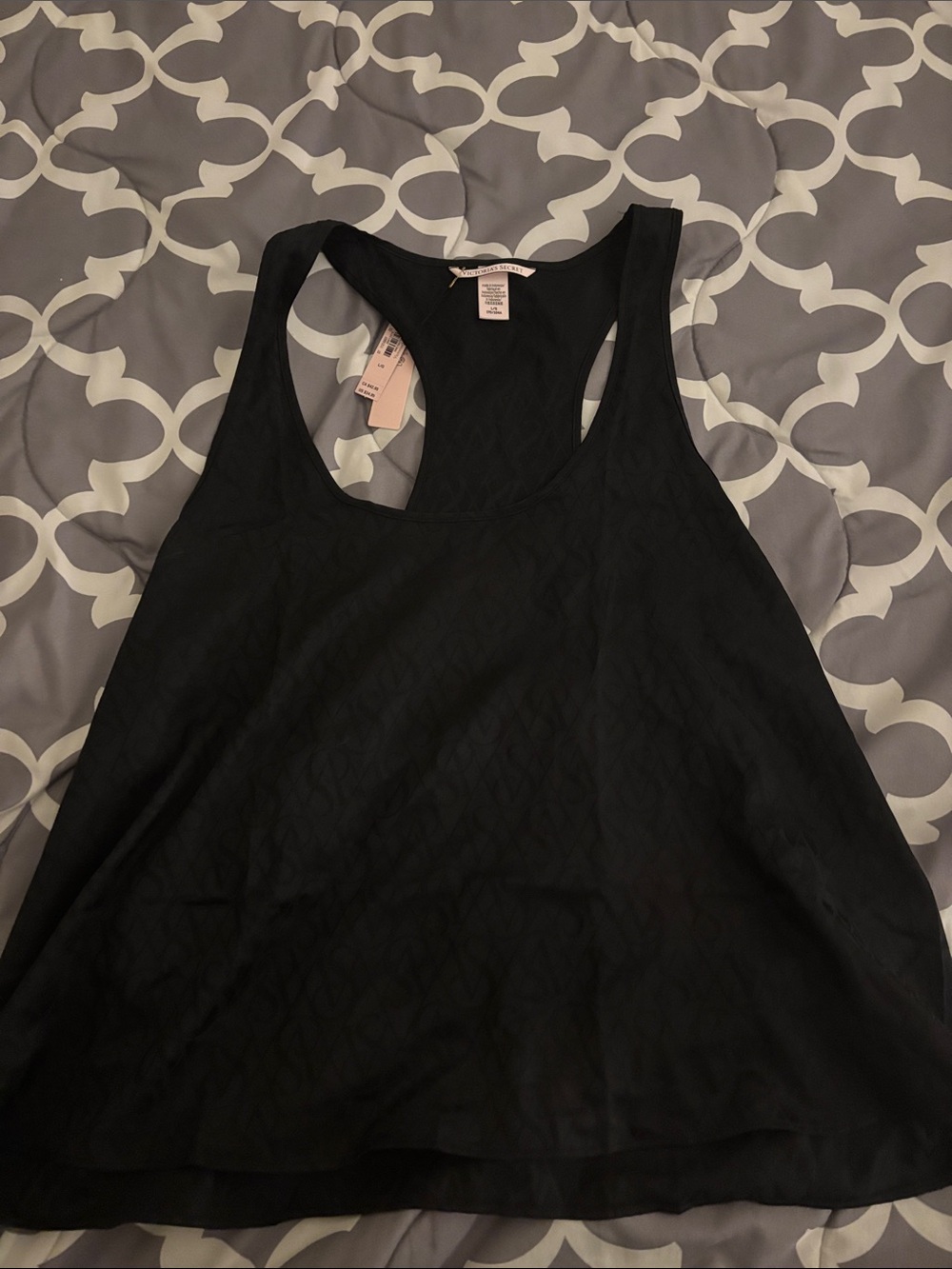 Victoria's Secret Black Racerback Tank - Women's